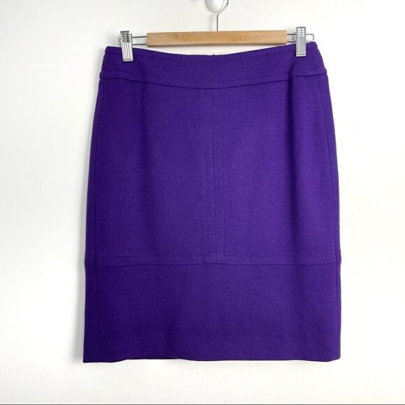 Riani Purple Two Piece Wool Skirt Suit set - Picture 10 of 14